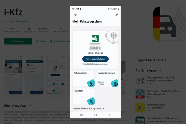 Die i-kfz-App steht nun im App-Store zur Verfügung